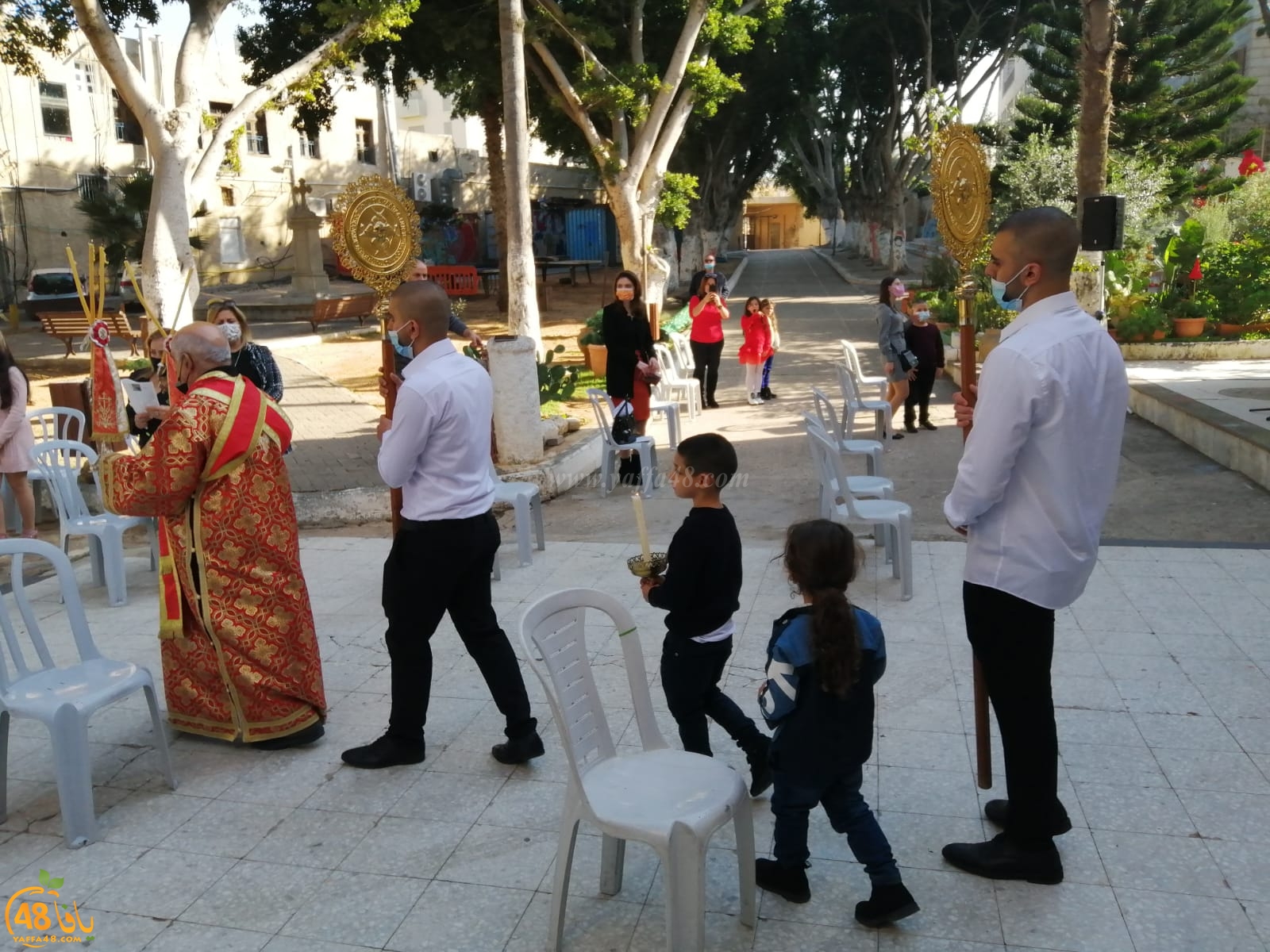 قداس احتفالي بمناسبة عيد الميلاد المجيد في كنيسةالقديس جوارجيوس بيافا